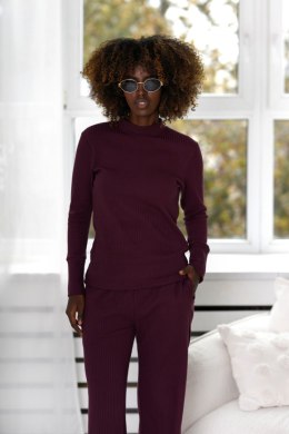 BLUZKA BEATE - BURGUND, L, BU OFF PINK