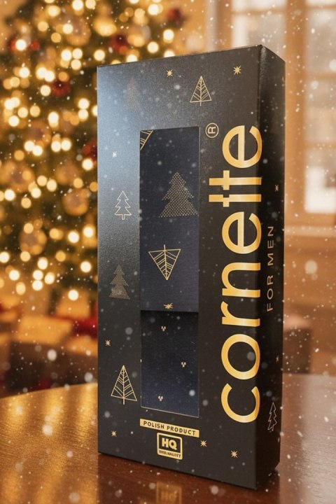 KOMPLET ŚWIĄTECZNY 3 W 2-PACK - GRANAT, XL, 914/03 CORNETTE KOMPLET ŚWIĄTECZNY 3 W 2-PACK - GRANAT, XL, 914/03 CORNETTE