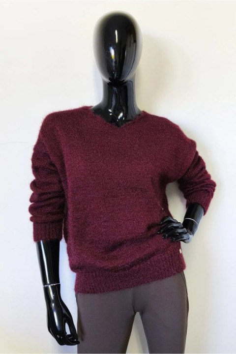 SWETER GIA - CIEPŁY BEŻ, OVERSIZE, BEZ OFF PINK SWETER GIA - CIEPŁY BEŻ, OVERSIZE, BEZ OFF PINK