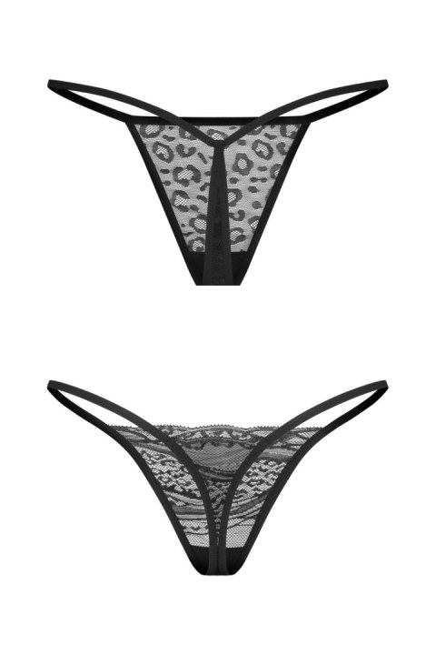 Clara stringi 2-pak - CZARNY, S/M OBSESSIVE Clara stringi 2-pak - CZARNY, S/M OBSESSIVE