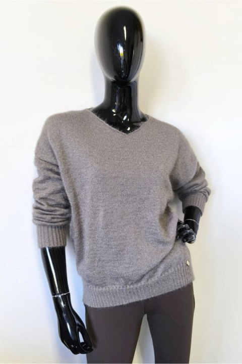 SWETER GIA - JASNY BEŻ, UNI, JBE OFF PINK SWETER GIA - JASNY BEŻ, UNI, JBE OFF PINK