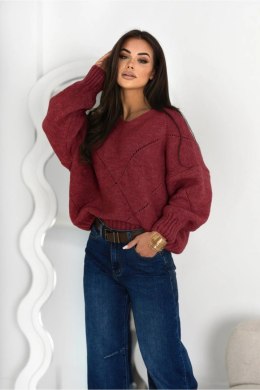 SWETER GWEN - KARMEL, UNI, KA OFF PINK