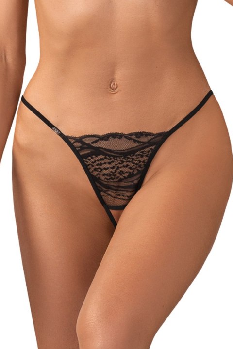Bianca stringi otwarte 2-pak - CZARNY, S/M OBSESSIVE Bianca stringi otwarte 2-pak - CZARNY, S/M OBSESSIVE