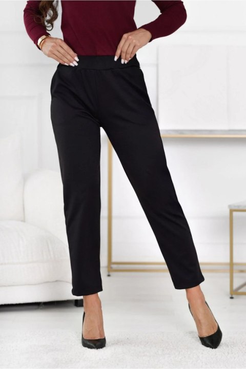 SPODNIE DOMINGA - CZARNY, XL, CZA OFF PINK SPODNIE DOMINGA - CZARNY, XL, CZA OFF PINK