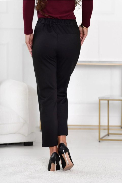 SPODNIE DOMINGA - CZARNY, XL, CZA OFF PINK SPODNIE DOMINGA - CZARNY, XL, CZA OFF PINK