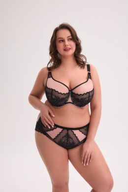 BIUSTONOSZ SEMI-SOFT AMARA MAXI ART. 1308 - CZARNY;RÓŻOWY, 75K GAIA