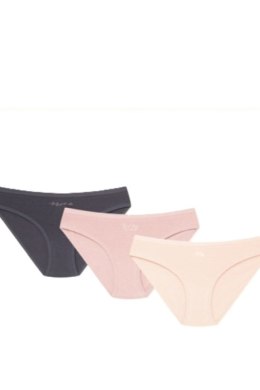 FIGI DAMSKIE 3 PAK MI-MI 36508-K081 AW25 - GRANAT-RÓŻ-BEŻ, M, K081 HENDERSON LADIES