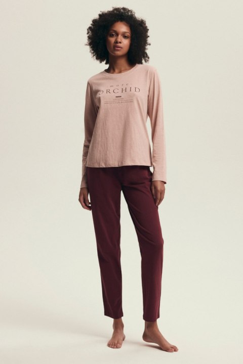 PIŻAMA DAMSKA DORLA 43733 AW25 - BEŻOWY, L, 40X HENDERSON LADIES