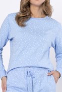 PIŻAMA DAMSKA KLARYSA 1658 - ATRAMENTOWY BŁĘKIT, 2XL LEVEZA