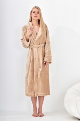 SZLAFROK DAMSKI DŁUGI 2591 - ANGORA, M, 2 L&L