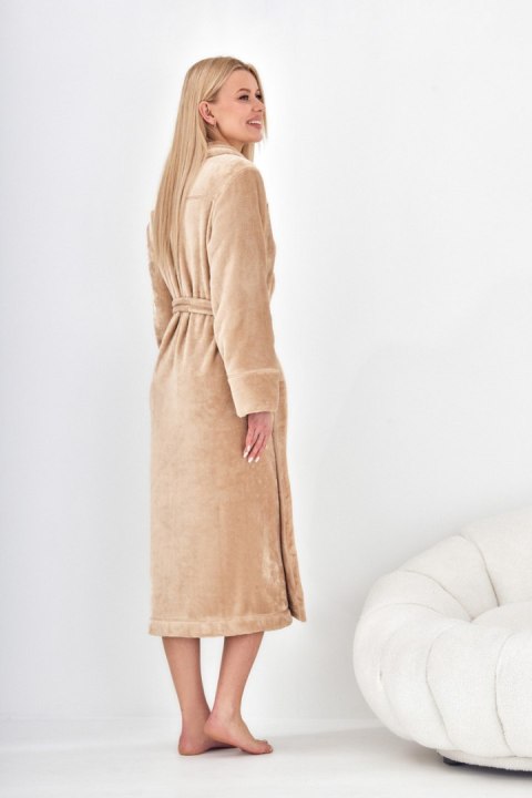 SZLAFROK DAMSKI DŁUGI 2591 - ANGORA, M, 2 L&L