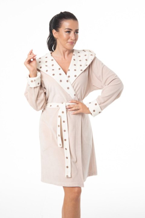 SZLAFROK DAMSKI FR-131 J/25 - CIEMNA ŚLIWKA, XL DOROTA