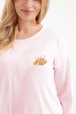 3510 PIŻAMA DAMSKA DŁUGA TORI S-XL - RÓŻ, L, 1 TARO