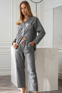 SPODNIE DAMSKIE 2534 - SZARY, XL L&L