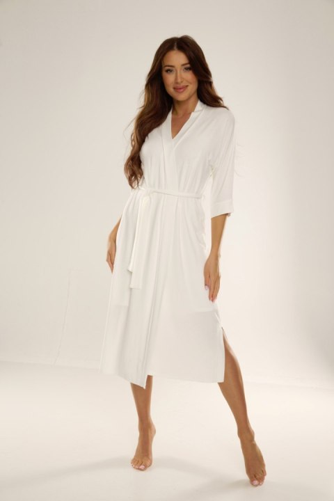 Szlafrok VISA długi 942 - CZEKOLADA, L DE LAFENSE