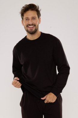 BLUZA MĘSKA JUST 728 - CZARNY, 2XL DE LAFENSE