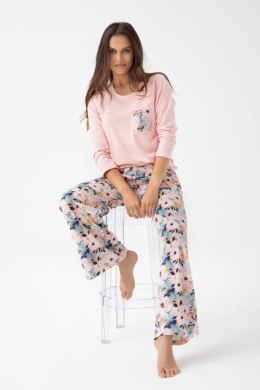 PIŻAMA DAMSKA 348 J/25 - RÓŻOWY, L LUNA