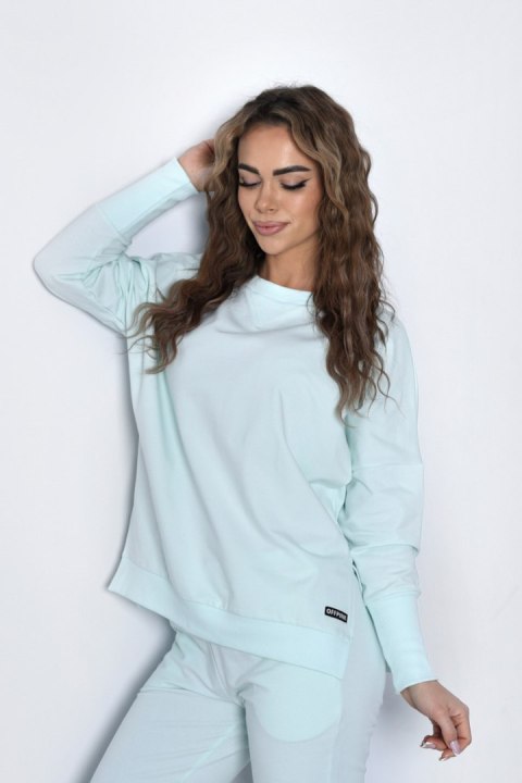 BLUZA ADELE - CZEKOLADA, S, CZE OFF PINK