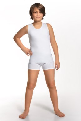 KOMPLET CHŁOPIĘCY BOX. 867/01 - BIAŁY, 146/152 CORNETTE