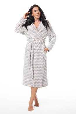 SZLAFROK DAMSKI FR-403 - SZARY, 2XL DOROTA