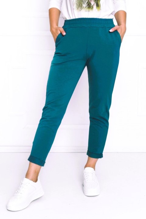 SPODNIE LENA LATO - AQUA, M, AQ OFF PINK