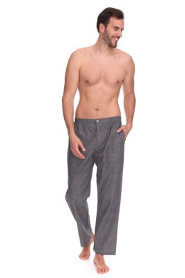 SPODNIE MĘSKIE 2535 - SZARY, 2XL L&L