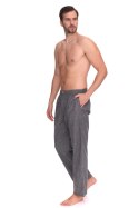 SPODNIE MĘSKIE 2535 - SZARY, XL L&L