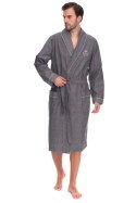 SZLAFROK MĘSKI 2532 - SZARY, 2XL L&L
