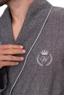 SZLAFROK MĘSKI 2532 - SZARY, L L&L