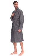 SZLAFROK MĘSKI 2532 - SZARY, XL L&L