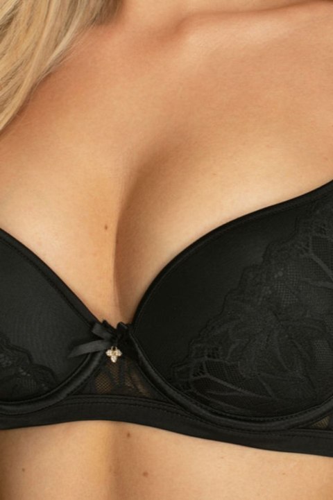 BIUSTONOSZ GIULIA CZARNY - CZARNY, 90B KONRAD