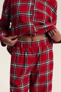 PIŻAMA DAMSKA DALISA 43716 AW25 - CZERWONY, 2XL HENDERSON LADIES