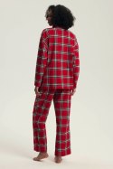PIŻAMA DAMSKA DALISA 43716 AW25 - CZERWONY, L HENDERSON LADIES