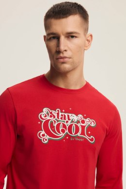 PIŻAMA MĘSKA NOUGAT 43459 AW25 - CZERWONY, 3XL HENDERSON