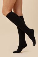 PODKOLANÓWKI BAWEŁNA SW/073 - NERO, 39/42 GABRIELLA