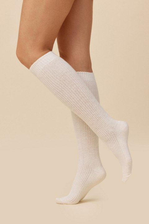 PODKOLANÓWKI BAWEŁNA SW/073 - NERO, 39/42 GABRIELLA