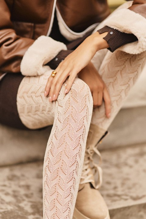 RAJSTOPY - NATURAL CASHMIR 105 - LATTE, 4 GABRIELLA