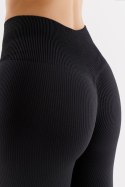 SEAMLESS LEGGINGS RIB - BLACK, L/XL GABRIELLA