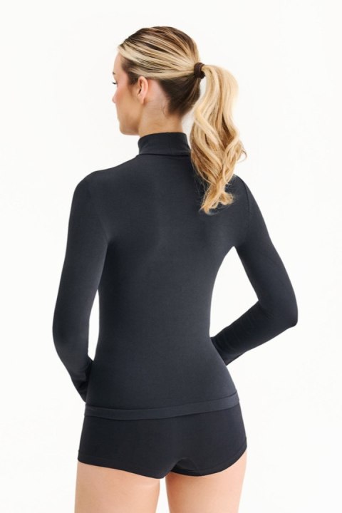 Seamless koszulka Long Sleeve Neck - BLACK, L/XL GABRIELLA