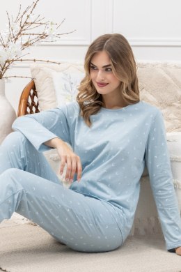 PIŻAMA DAMSKA MARTA 1646 - NIEBIESKI, M LEVEZA