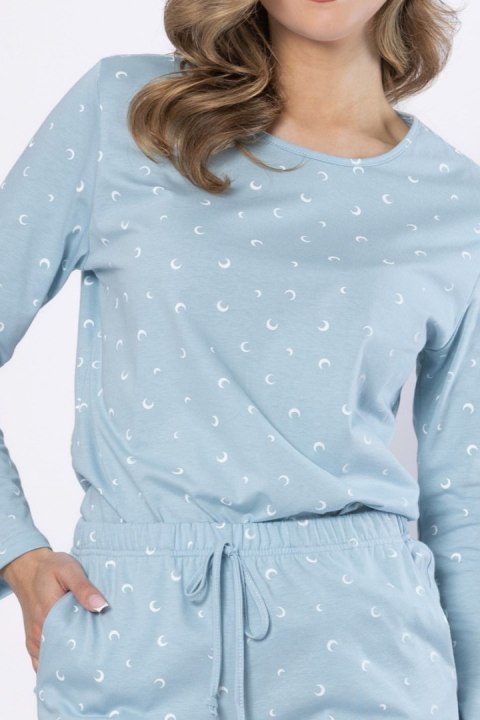 PIŻAMA DAMSKA MARTA 1646 - NIEBIESKI, M LEVEZA