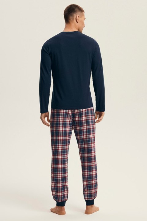 PIŻAMA MĘSKA NOIR 43457 AW25 - CZARNY, 2XL, 99X HENDERSON