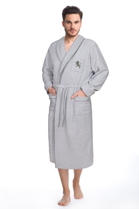 DOROTA SZLAFROK MĘSKI FR-118 - MELANŻ, XL