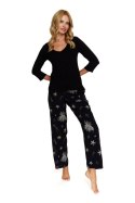 PIŻAMA DAMSKA PM.7178 J/24 - CZARNY, M DOCTOR NAP