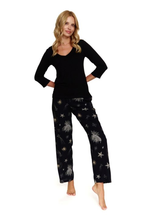 PIŻAMA DAMSKA PM.7178 J/24 - CZARNY, M DOCTOR NAP
