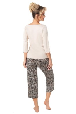 Piżama damska OMARI 3/4 - BEIGE, XL DONNA