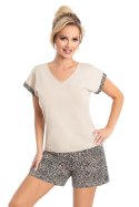 Piżama damska OMARI short - BEIGE, XXL DONNA
