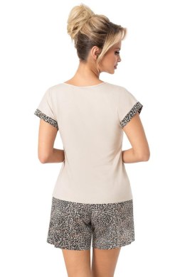 Piżama damska OMARI short - BEIGE, XXL DONNA