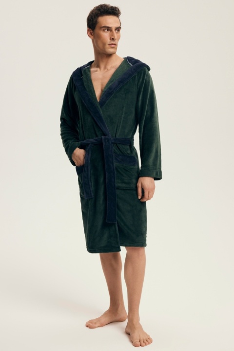 SZLAFROK MĘSKI NATCH 43377 AW25 - ZIELONY, XL, 77X HENDERSON