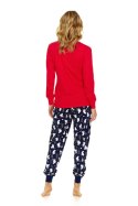 PIŻAMA DAMSKA PM.5262 J/24 - RED, M DOCTOR NAP